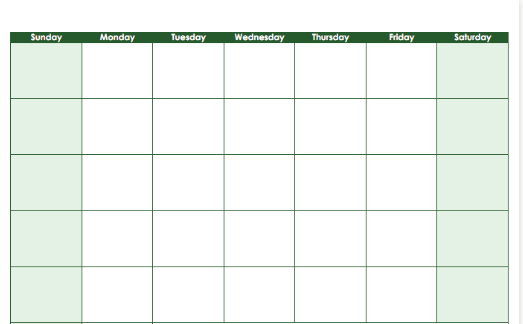 Free Printable:Ptqdkfycxy4= Blank Calendar Printable