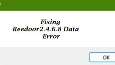 Reedoor2.4.6.8 Data Error: Common Issues and Fixes