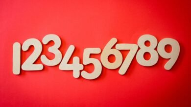 four number background identifiers